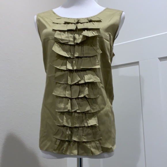 NWT Talbots Ruffle Front Blouse - Picture 4 of 9